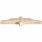 Ekena Millwork Eugene Smooth Timber Gable Bracket, Douglas Fir, 36"W x 6"H x 3 1/2"D x 3 1/2"F, 4/12 Pitch GBW036X06X0404EUG00SDF - alternate 4